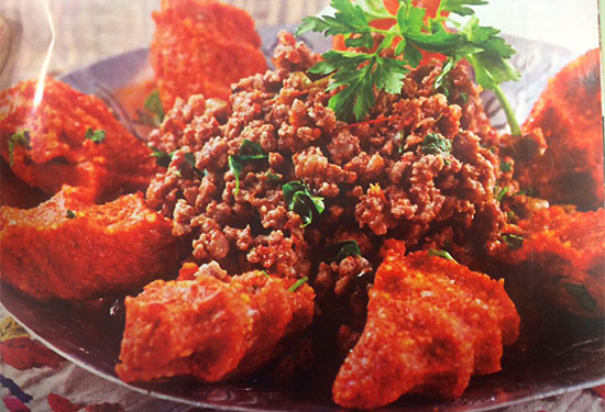 کباب عربی غذایی خوشمزه و لذیذ