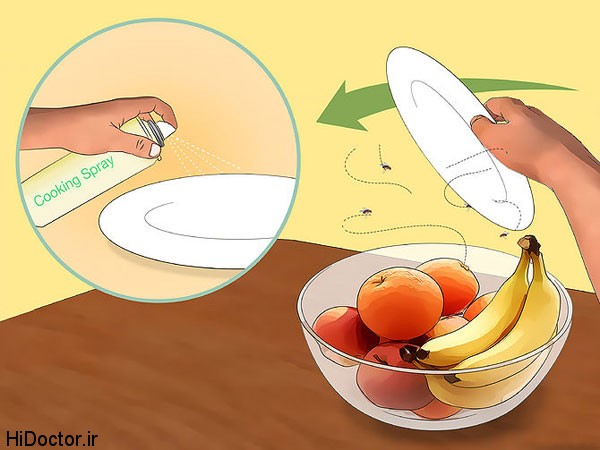 چطوری سریع مگس را از روی میوه برانیم 1
