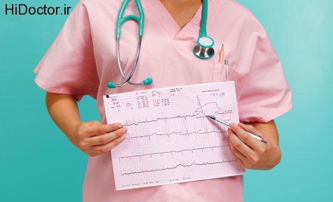 A doctor holding a print-out of an ECG graph