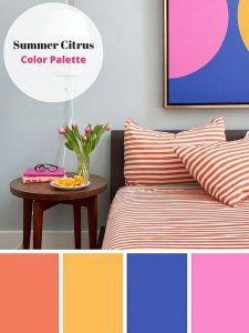 چهار ترکیب رنگ تابستانی برای دکورهای تابستانی