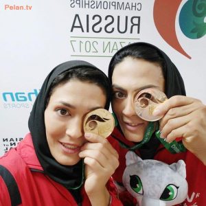 مدال طلای خواهران منصوریان